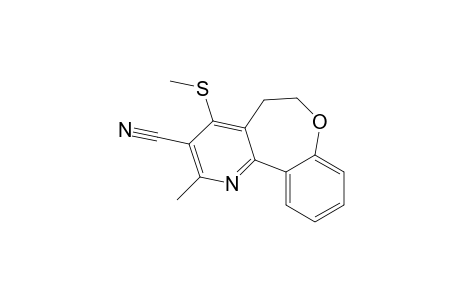 2-methyl-4-(methylthio)-5,6-dihydro-[1]benzoxepino[5,4-b]pyridine-3-carbonitrile