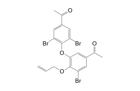 6-Allyloxy-3,4'-diacetyl-5,2',6'-tribromodiphenyl ether