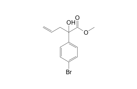 Methyl 2-hydroxy-2-(4'-bromophenyl)-4-pentenoate