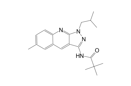 N-(1-isobutyl-6-methyl-1H-pyrazolo[3,4-b]quinolin-3-yl)-2,2-dimethylpropanamide