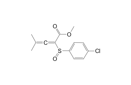 2-(4-chlorophenyl)sulfinyl-4-methyl-penta-2,3-dienoic acid methyl ester