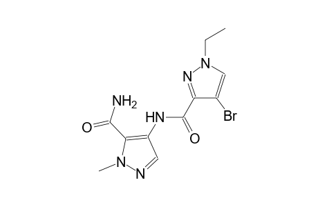 N-[5-(aminocarbonyl)-1-methyl-1H-pyrazol-4-yl]-4-bromo-1-ethyl-1H-pyrazole-3-carboxamide