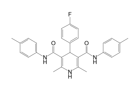 4-(4-Fluorophenyl)-2,6-dimethyl-3,5-bis-N-(4-methylphenyl)-carbamoyl-1,4-dihydropyridine