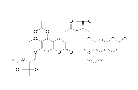 5-ACETOXY-7-(2-ACETOXY-3-METHYLBUTYLOXY)-6-METHOXY-COUMARIN
