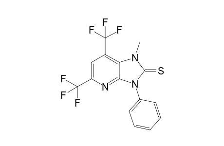 1-Methyl-3-phenyl-5,7-bis(trifluoromethyl)-1,3-dihydro-2H-imidazo[4,5-b]pyridine-2-thione
