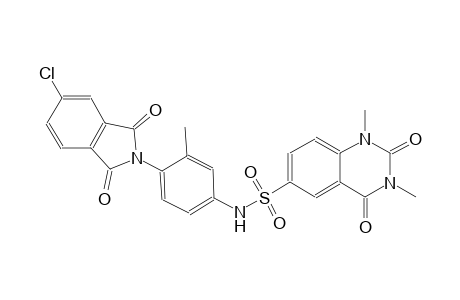 N-[4-(5-chloro-1,3-dioxo-1,3-dihydro-2H-isoindol-2-yl)-3-methylphenyl]-1,3-dimethyl-2,4-dioxo-1,2,3,4-tetrahydro-6-quinazolinesulfonamide