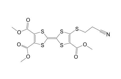 7-(2-Cyanoethylthio)-2,3,6-tris(methoxycarbonyl)tetrathiafulvalene