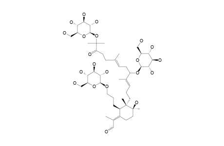 22-OXO-ISOIRIDAL-3,16,23-TRI-BETA-D-GLUCOPYRANOSIDE