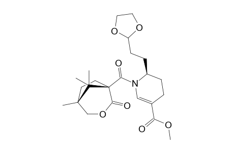 (2R)-2-[2-(1,3-dioxolan-2-yl)ethyl]-1-[(1R,5S)-4-keto-1,8,8-trimethyl-3-oxabicyclo[3.2.1]octane-5-carbonyl]-3,4-dihydro-2H-pyridine-5-carboxylic acid methyl ester