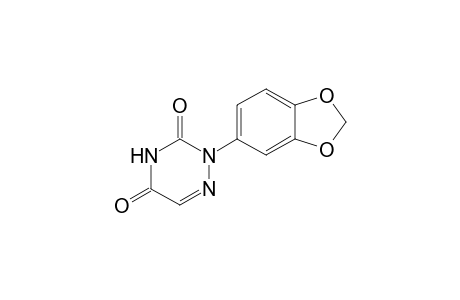 2-[3,4-(methylenedioxy)phenyl]-as-triazine-3,5(2H,4H)-dione