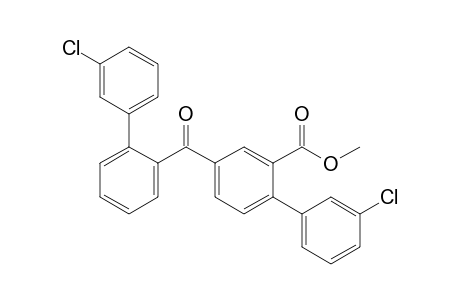 Methyl 3'-chloro-4-(3'-chlorobiphenylcarbonyl)biphenyl-2-carboxylate