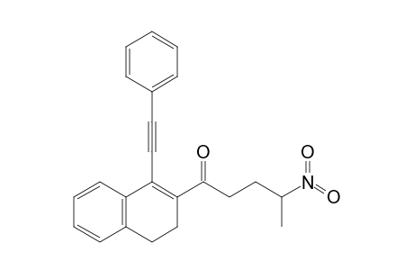 4-Nitro-1-[1-(2-phenylethynyl)-3,4-dihydronaphthalen-2-yl]-1-pentanone