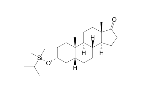 Androstan-17-one, 3-[[dimethyl(1-methylethyl)silyl]oxy]-, (3.alpha.,5.beta.)-