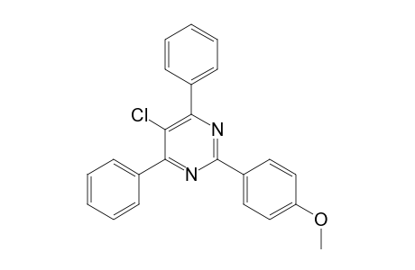 5-Chloro-2-(4-methoxyphenyl)-4,6-diphenylpyrimidine