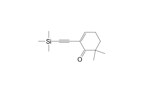 6,6-Dimethyl-2-[2'-(trimethylsilyl)ethynyl]cyclohex-2-enone