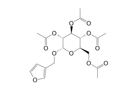1-O-(3-FURANYLMETHYL)-ALPHA-D-GLUGOPYRANOSIDE-PERACETATE