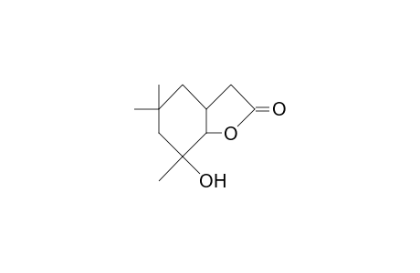 2c,3T-Dihydroxy-3R,5,5-trimethyl-1c-cyclohexane-acetic acid, .gamma.-lactone