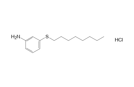 m-(octylthio)aniline, hydrochloride