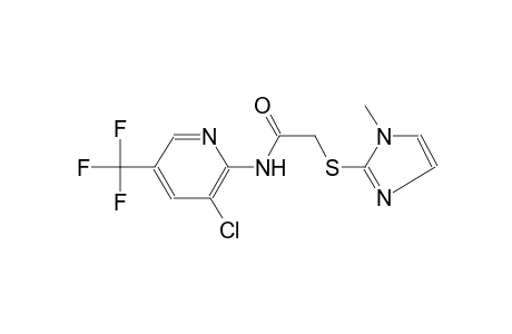 acetamide, N-[3-chloro-5-(trifluoromethyl)-2-pyridinyl]-2-[(1-methyl-1H-imidazol-2-yl)thio]-