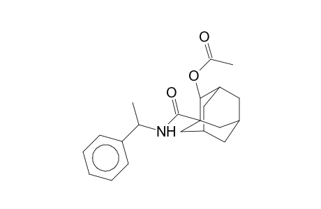 Acetic acid, 1-(1-phenylethylcarbamoyl)adamantan-2-yl ester