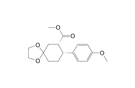 Methyl cis-8-(4'-Methoxyphenyl)-1,4-dioxaspiro[4,5]decane-7-carboxylate
