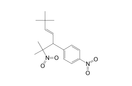 (E)-2,2,6-Trimethyl-6-nitro-5-p-nitrophenylhept-3-ene
