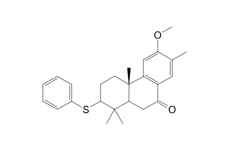 (10aS)-2-Methoxy-5-oxo-8-(phenylthio)-3,7,7,10a-tetramethyl-5,6,6a,7,8,9,10,10a-octahydro-phenanthrene