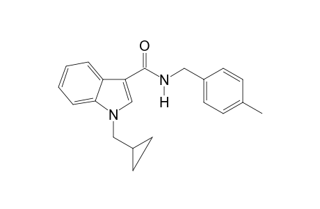 1-Cyclopropylmethyl-N-(4-methylbenzyl)-1H-indole-3-carboxamide