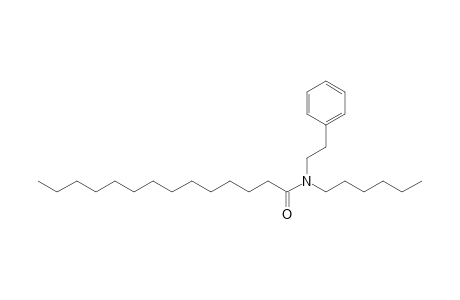 Myristamide, N-(2-phenylethyl)-N-hexyl-