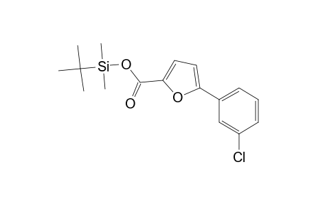 5-(3-Chlorophenyl)-2-furoic acid, tert-butyldimethylsilyl ester