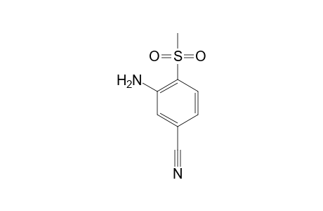 3-Amino-4-(methylsulfonyl)benzonitrile
