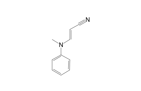 E-3-(N-METHYL-N-PHENYLAMINO)-PROPENNITRILE