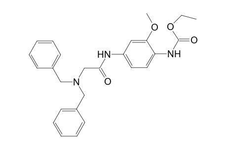 Carbamic acid, [4-[[2-[bis(phenylmethyl)amino]acetyl]amino]-2-methoxyphenyl]-, ethyl ester