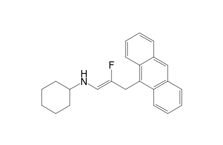 (Z)-N-Cyclohexyl-3-anthracen-9-yl-2-fluoro-propenamine