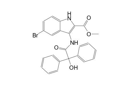 methyl 5-bromo-3-{[hydroxy(diphenyl)acetyl]amino}-1H-indole-2-carboxylate