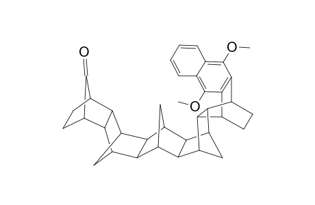 9,14-Dimethoxy-1,4:5,18:6,17:14-tetramethano-8,15-ethylenetricontanehydroheptacene-1'-one