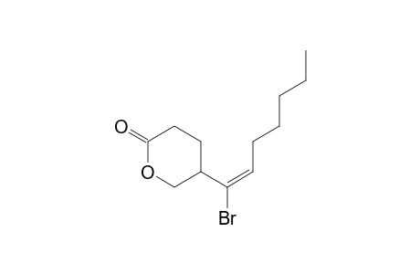 (E)-5-(1'-Bromo-1'-heptenyl)-tetrahydropyran-2-one