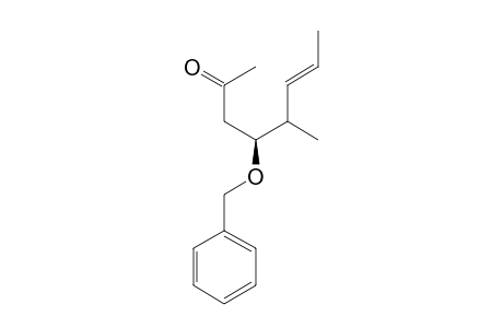 (4RS,5SR,6E)-4-BENZYLOXY-5-METHYLOCT-6-EN-2-ONE
