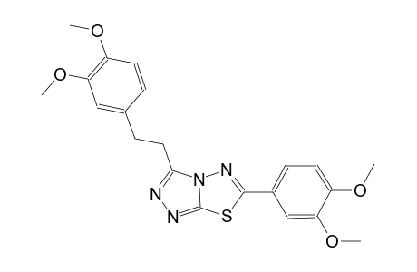 [1,2,4]triazolo[3,4-b][1,3,4]thiadiazole, 6-(3,4-dimethoxyphenyl)-3-[2-(3,4-dimethoxyphenyl)ethyl]-