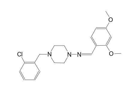 1-piperazinamine, 4-[(2-chlorophenyl)methyl]-N-[(Z)-(2,4-dimethoxyphenyl)methylidene]-