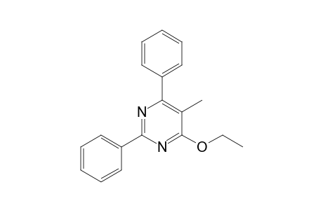 4-Ethoxy-5-methyl-2,6-diphenylpyrimidine
