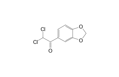 1-(1,3-benzodioxol-5-yl)-2,2-bis(chloranyl)ethanone