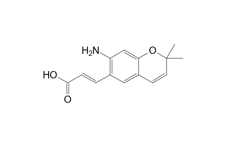 3-[2,2-Dimethyl-7-amino-2H-benzopyran-6-yl]acrylic acid