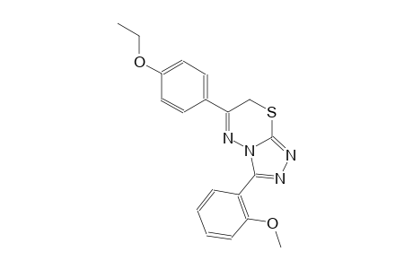 6-(4-ethoxyphenyl)-3-(2-methoxyphenyl)-7H-[1,2,4]triazolo[3,4-b][1,3,4]thiadiazine