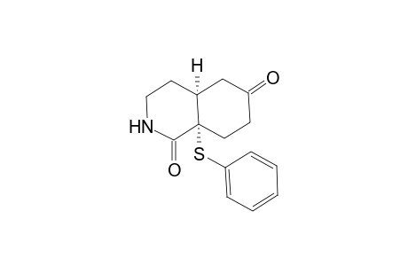 8a-(Phenylthio)perhydroisoquinolin-1,6-dione
