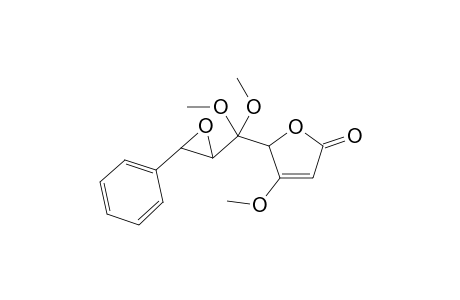 1-Oxa-4-methoxy-5-(1,1-dimethoxy-3-phenyl-2,3-epoxy)propyl-cyclopenta-3-en-2-one