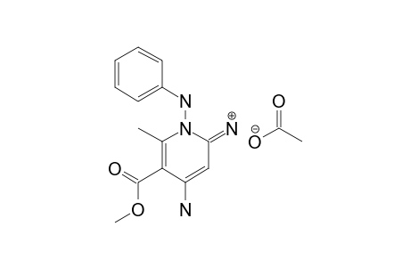 4-AMINO-2-IMINO-5-METHOXYCARBONYL-6-METHYL-1-PHENYLAMINO-1,2-DIHYDROPYRIDINEACETATE