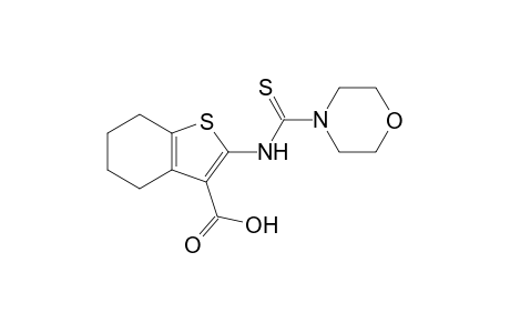 2-(morpholin-4-ylcarbothioylamino)-4,5,6,7-tetrahydro-1-benzothiophene-3-carboxylic acid