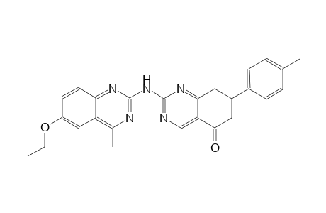 2-[(6-ethoxy-4-methyl-2-quinazolinyl)amino]-7-(4-methylphenyl)-7,8-dihydro-5(6H)-quinazolinone