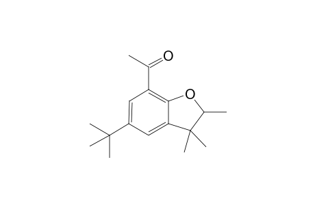 1-(5-tert-Butyl-2,3,3-trimethyl-2H-benzofuran-7-yl)ethanone